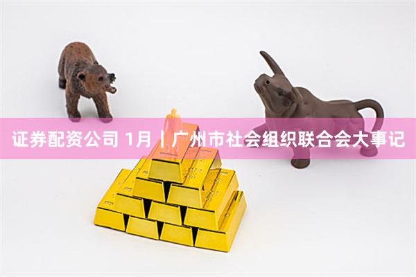 证券配资公司 1月｜广州市社会组织联合会大事记